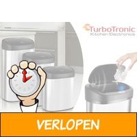 TurboTronic prullenbak met sensor - Voordelige pedaalem..