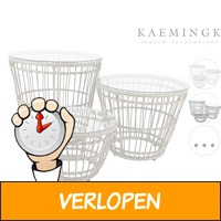 Kaemingk Wicker 3-delige buitenset