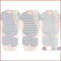 Playsuit met strepen