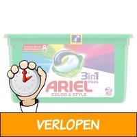 3 x Ariel wasmiddel 3in1 Pods Kleur en Stijl