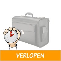 Pilotenkoffer - Attachekoffer - zwart - 46 x 21 x 33.5 ..