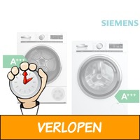 Siemens wasmachine en warmtepompdroger