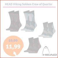 HEAD Hiking Sokken Crew of Quarter