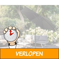 XL Parasol Met Diameter Van 3 Meter - Voorzien Van Hand..