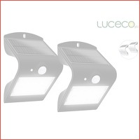 2 x Luceco solarlamp