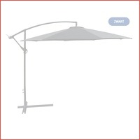 Luxe XXL zweefparasol