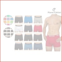 Pierre Calvini Black 12pk boxershorts