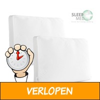 1+1 gratis SleepMed traagschuim hoofdkussens