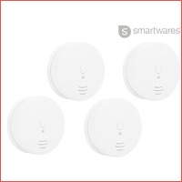 4 x Smartwares rookmelder rm149