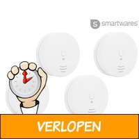 4 x Smartwares rookmelder rm149