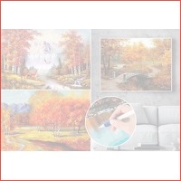 50% korting: Diamond painting herfst lan..