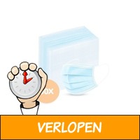 Veiling: 50 mondkapjes (3-laags)