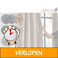 Larson - Luxury Home Edition Blackout Curtain 1.5 M Dar..