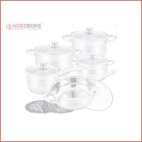 Herzberg HG-1242 pannenset - 12 delig