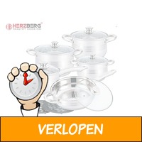 Herzberg HG-1242 pannenset - 12 delig