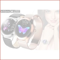 Luxe smartwatch voor vrouwen in de aanbi..