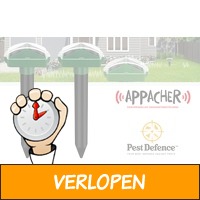 Appacher Ultrasone Mollenverjager - 2 stuks