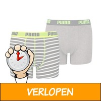 Puma Boys Basic Boxer Printed 2P ondergoed