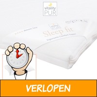 Sleep fit traagschuim topdekmatras