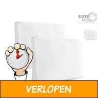 Memory foam kussen duopack Deluxe of Nekrol