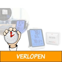 Digitale thermometer en hygrometer - Voor binnen en bui..