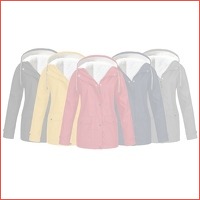 Met fleece gevoerde regenjas voor dames