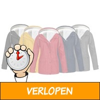 Met fleece gevoerde regenjas voor dames