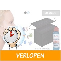 3-laags mondkapjes 50 stuks - in de aanbieding