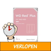 WD Red Plus 4TB interne harde schijf