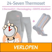 24-Seven thermoset met gratis skisokken