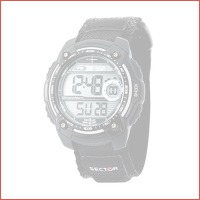 Sector Street Digital Black Strap