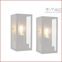 2 x V-Tac wandlamp Isaac E27