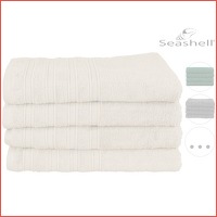 4 x Seashell Luxor Hotel Deluxe handdoek