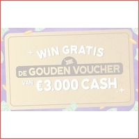 Gratis kans op De Gouden Voucher van 3,0..