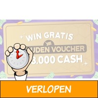 Gratis kans op De Gouden Voucher van 3,000 euro cash