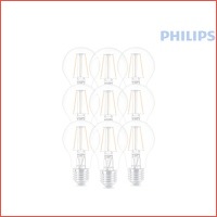 9 x Philips LED Vintage lamp