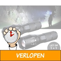 1+1 Gratis Militaire Zaklampen