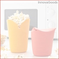 2 x InnovaGoods siliconen popcornpoppers