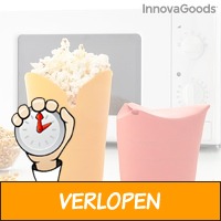 2 x InnovaGoods siliconen popcornpoppers