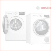 Bosch wasmachine + warmtepompdroger