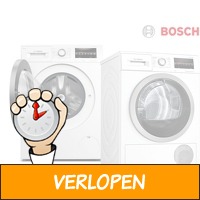 Bosch wasmachine + warmtepompdroger