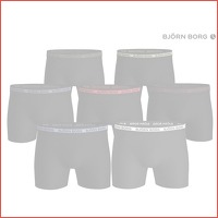 7 x Bjorn Borg Seasonal Solids boxershor..