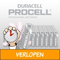 72 stuks Duracell Procell alkaline batterijen