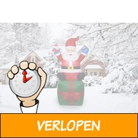 Veiling: Lichtgevende, opblaasbare kerstman