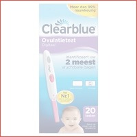 6x Clearblue Digitale Ovulatietest met 2..