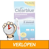 6x Clearblue Digitale Ovulatietest met 20 testen