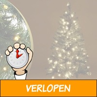 Kunstkerstboom met 120 LED lampjes