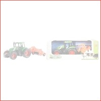 Toi-Toys speelgoed tractor met aanhanger