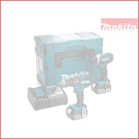 Makita 18 V combiset boormachine en slag..