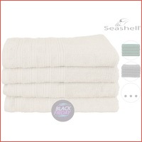 4 x Seashell Luxor Hotel Deluxe handdoek